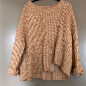 Chunky asymmetrical sweater